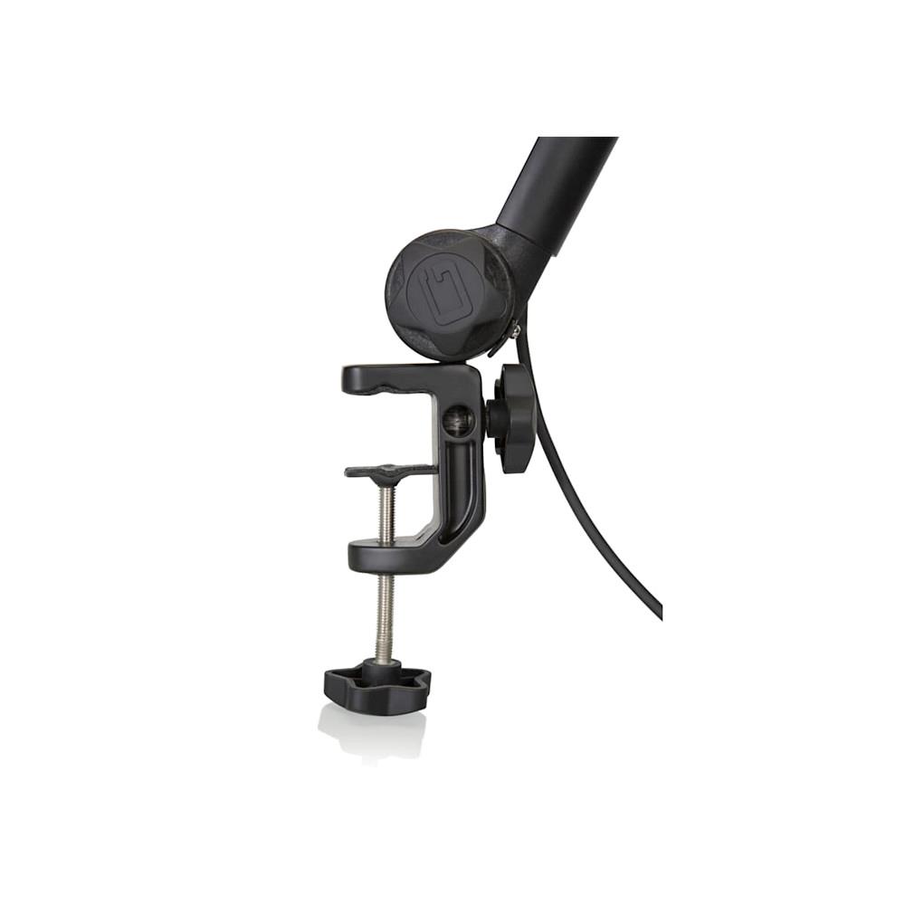 Gator Frameworks Desk-Mounted Broadcast/Podcast Boom Arm Mic Stand