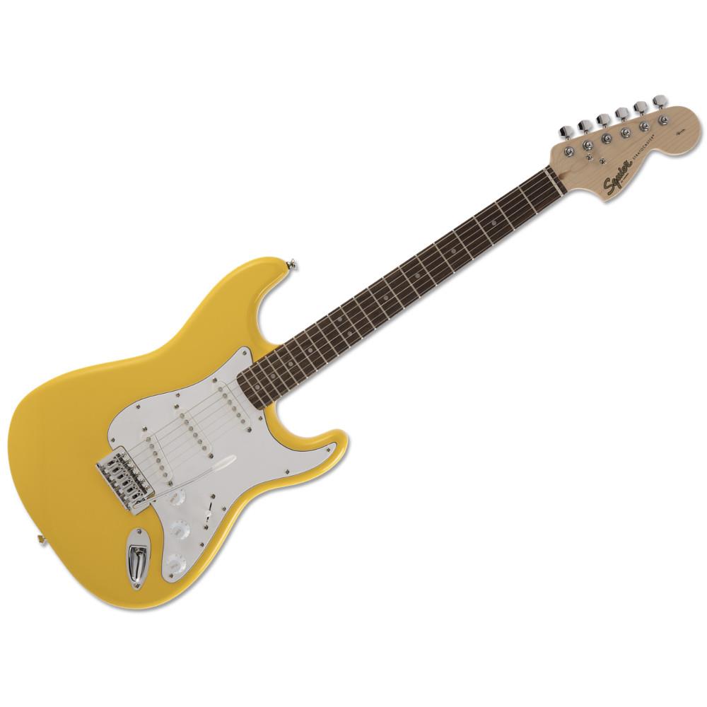 squier yellow strat